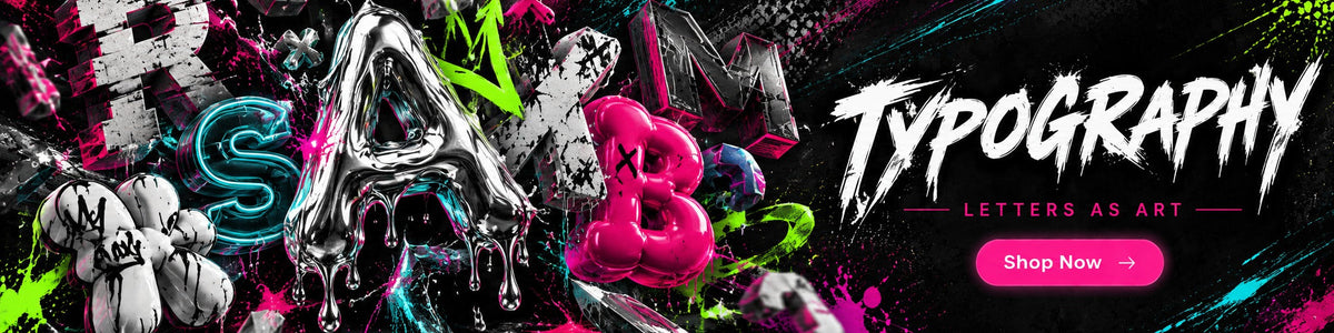Typography collection banner
