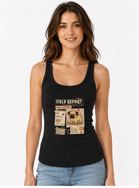 Field Report Rare Sighting Lazy Pug Funny Dog Meme Streetwear