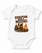 Evolution Was A Mistake Funny Caveman Pug Primitive Dog Humor