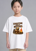 Evolution Was A Mistake Funny Caveman Pug Primitive Dog Humor