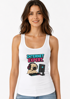Internet Expert Funny Gamer Pug PC Gaming Glitch Cyber Dog Humor