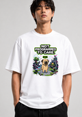 Not Programmed To Care Funny NPC Gamer Pug 8-Bit Pixel Dog Humor