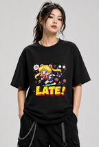 Late For School Magical Girl Toast Sprint Chibi Anime Streetwear