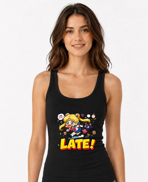 Late For School Magical Girl Toast Sprint Chibi Anime Streetwear
