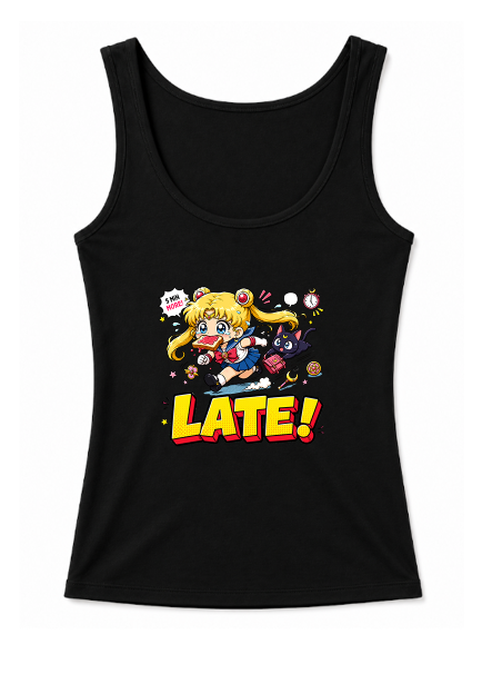 Late For School Magical Girl Toast Sprint Chibi Anime Streetwear