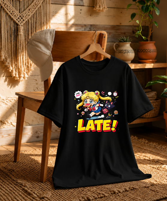 Late For School Magical Girl Toast Sprint Chibi Anime Streetwear