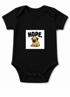 Nope Stubborn Pug Lazy Mood Funny Dog Meme Streetwear