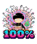 Mob 100% Esper Ramen Spoon Bending Chibi Anime