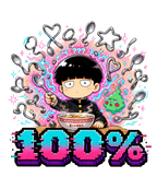Mob 100% Esper Ramen Spoon Bending Chibi Anime