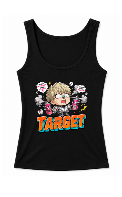 Cyborg Genos Mosquito Target Funny Chibi Anime
