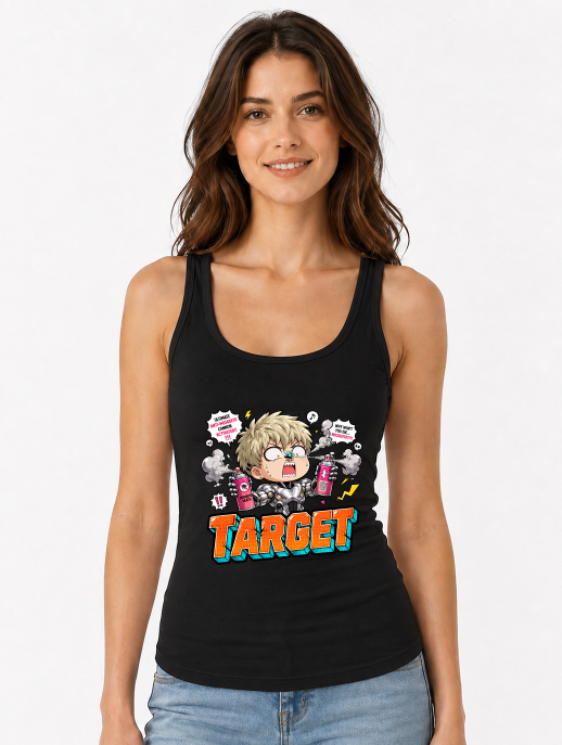 Cyborg Genos Mosquito Target Funny Chibi Anime