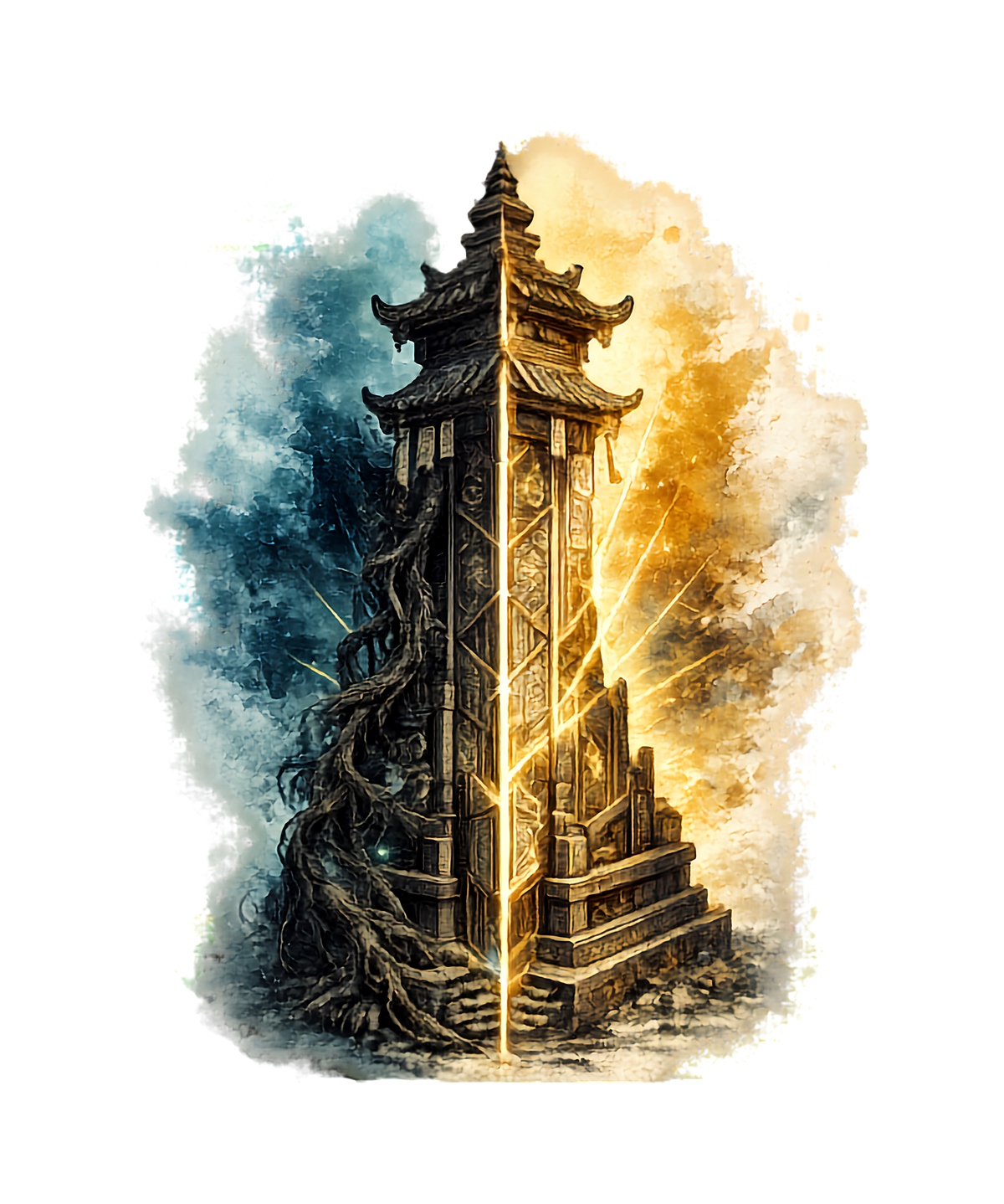 Mystic Pagoda Pillar