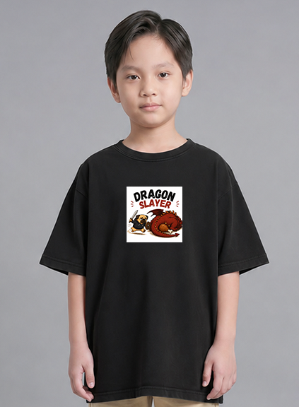 Dragon Slayer Pug Warrior Fantasy RPG Funny Dog Streetwear