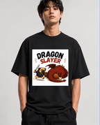 Dragon Slayer Pug Warrior Fantasy RPG Funny Dog Streetwear