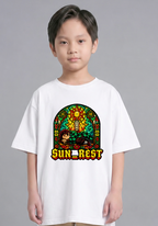 Sun Rest Sleeping Demon Slayer Stained Glass Anime Streetwear