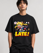 Late For School Magical Girl Toast Sprint Chibi Anime Streetwear