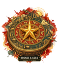 Bronze Gold Drum