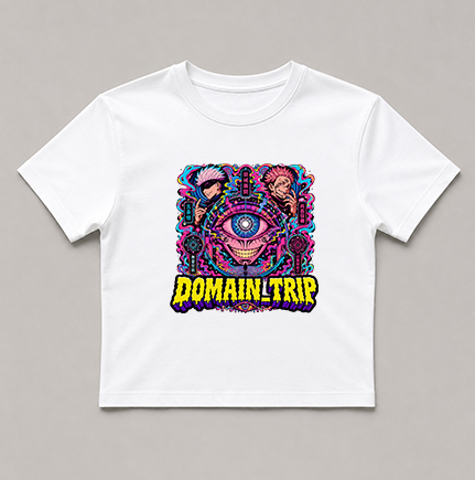 Domain Expansion Gojo Sukuna Psychedelic Trippy Acid Anime Art