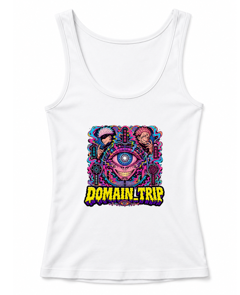Domain Expansion Gojo Sukuna Psychedelic Trippy Acid Anime Art