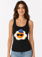 Too Cool Fried Egg Cute Funny Sunglasses Food Pun