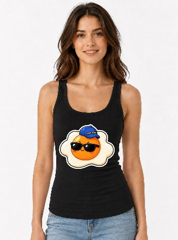 Too Cool Fried Egg Cute Funny Sunglasses Food Pun