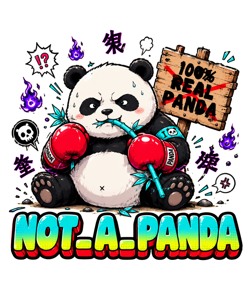 Not A Panda Boxing Sorcerer Corpse Chibi Anime Streetwear
