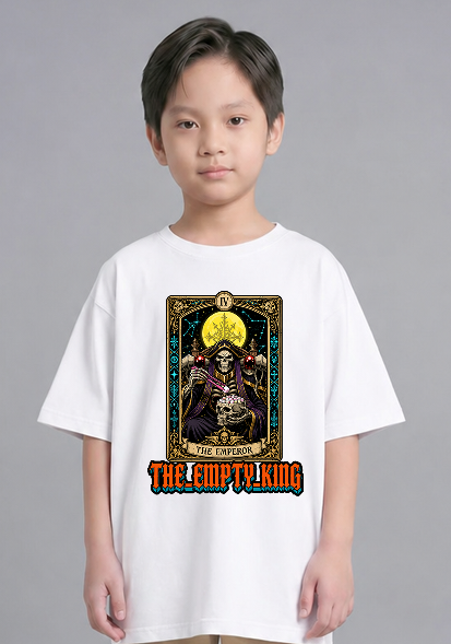 The Empty King Tarot Card Overlord Ainz Skeleton Dark Anime Streetwear