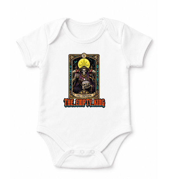 The Empty King Tarot Card Overlord Ainz Skeleton Dark Anime Streetwear