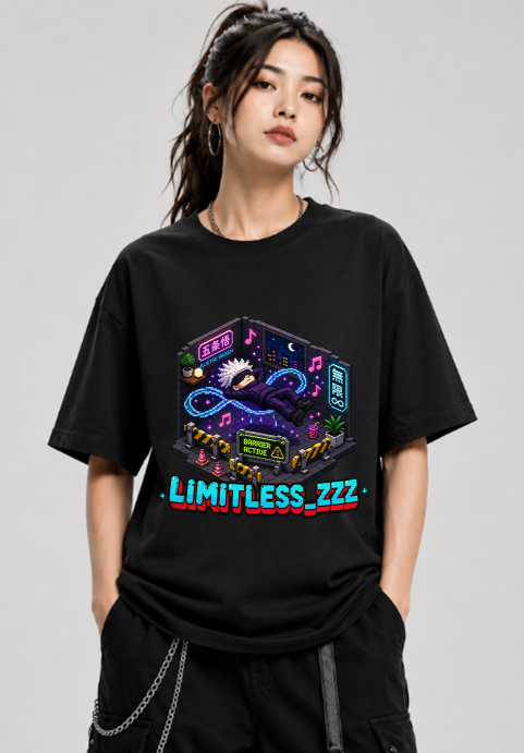 Gojo Limitless Sleep Pixel Art Aesthetic Anime