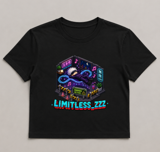 Gojo Limitless Sleep Pixel Art Aesthetic Anime