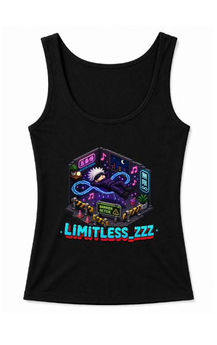 Gojo Limitless Sleep Pixel Art Aesthetic Anime