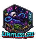 Gojo Limitless Sleep Pixel Art Aesthetic Anime
