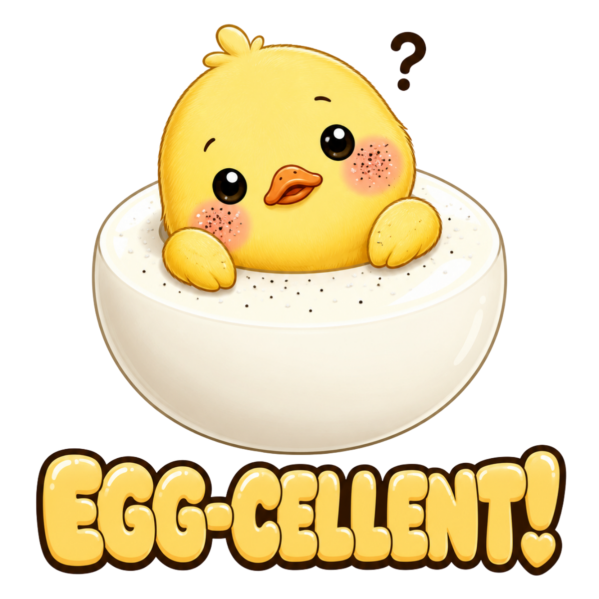 Cute Eggcellent Chick