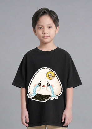 Crying Onigiri Lost Nori Cute Japanese Food Pun