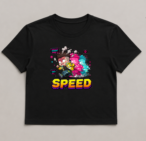 Sandevistan Overheat Speed Chibi Cyberpunk Streetwear