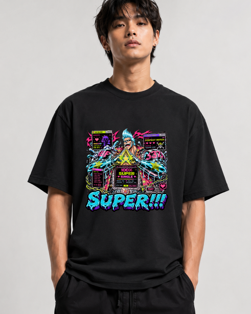 Super Cyborg Franky Retro Dating Profile Vaporwave Anime