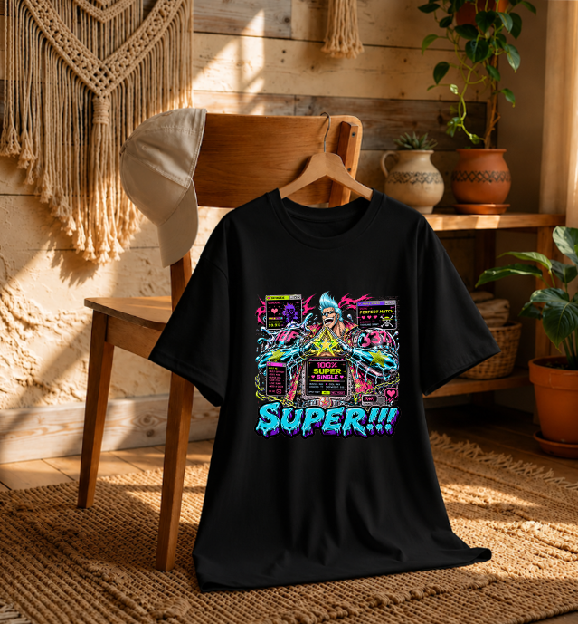 Super Cyborg Franky Retro Dating Profile Vaporwave Anime