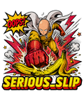 Serious Slip Saitama Banana Funny Anime Meme