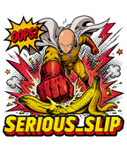 Serious Slip Saitama Banana Funny Anime Meme