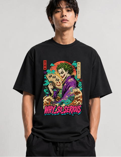 Why So Serious Japanese Ukiyo-e Joker Kimono