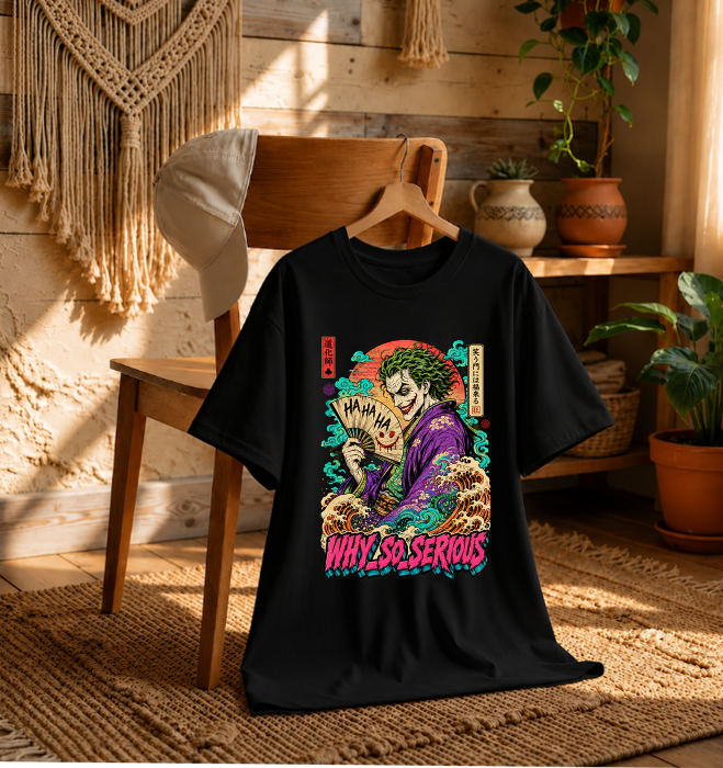 Why So Serious Japanese Ukiyo-e Joker Kimono