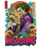Why So Serious Japanese Ukiyo-e Joker Kimono