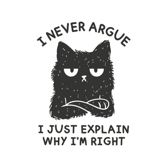 I Never Argue