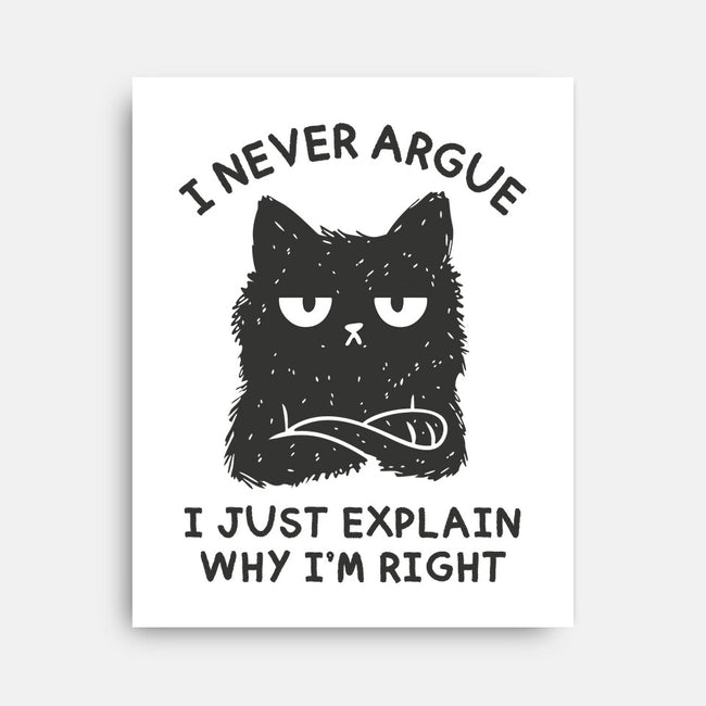 I Never Argue