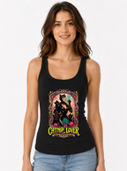 Catnip Lover Vintage Art Nouveau Catwoman Cats