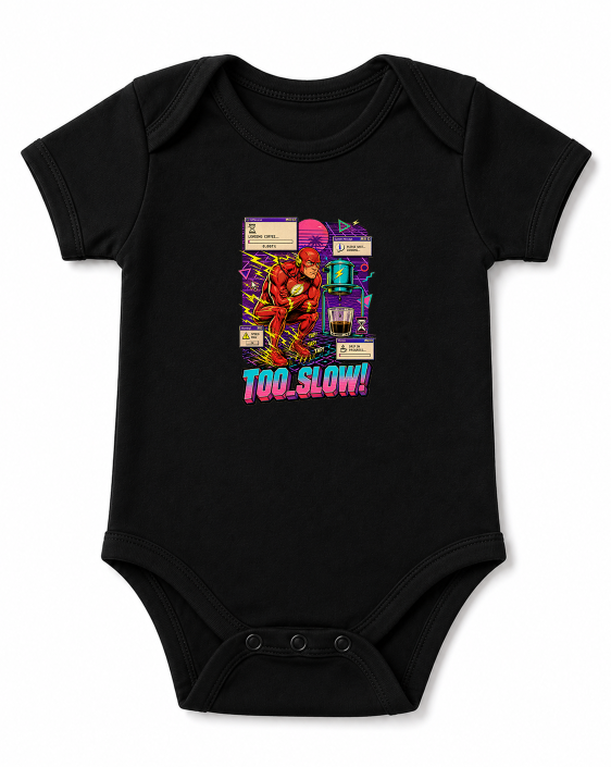 Too Slow Speedster Waiting For Drip Coffee Retro Synthwave