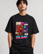 Too Slow Speedster Waiting For Drip Coffee Retro Synthwave