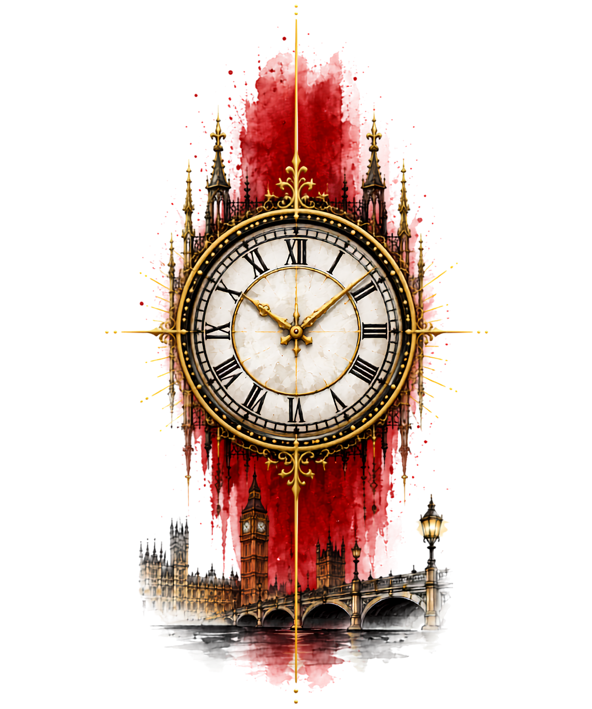 Gothic Tower Clock