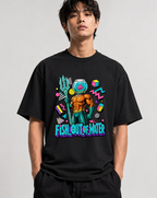 Fish Out Of Water Aquaman Fishbowl Retro 90s Memphis Comic