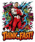 Think Fast Omni-Man Retro Cassette Glitch Comic